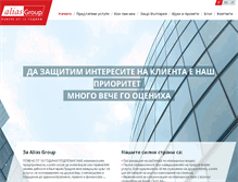 Tablet Screenshot of aliasgroup-bg.net